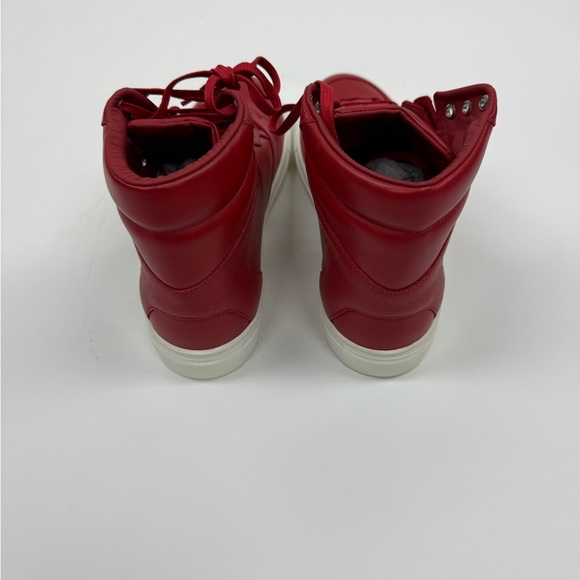 Balenciaga Red High-Top Sneakers - Picture 4 of 6